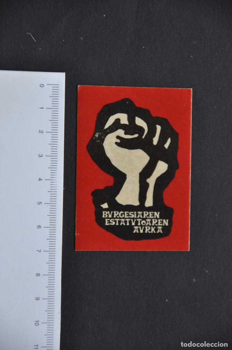 Pegatinas de colecci&oacute;n: PEGATINA POLITICA - CONTRA EL ESTATUTO VASCO