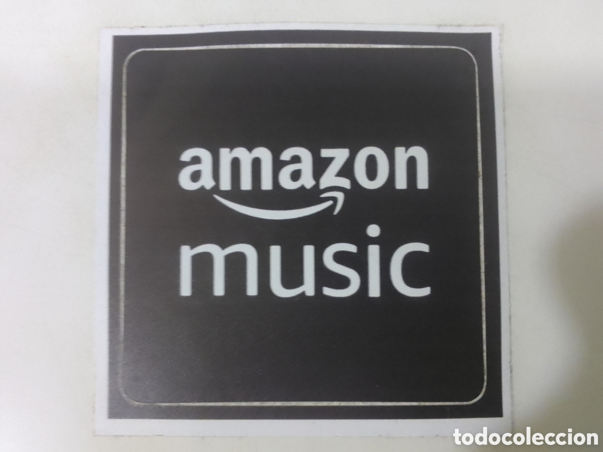 Pegatinas de colecci&oacute;n: Pegatina amazon music.