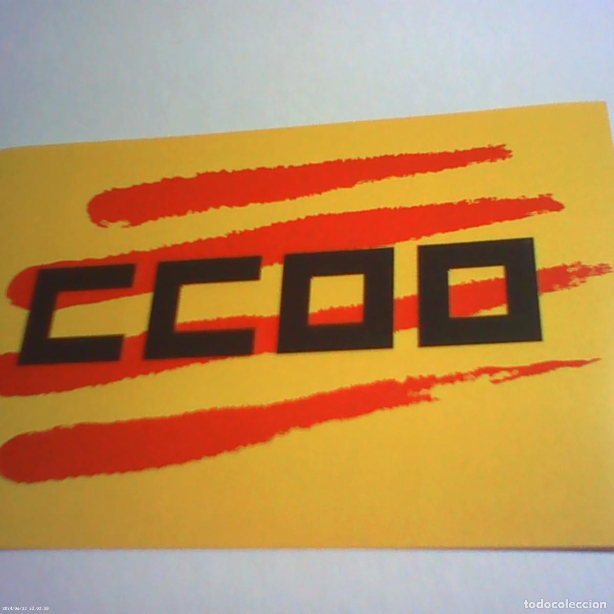 Pegatinas de colecci&oacute;n: pegatina adhesivo ccoo 2026
