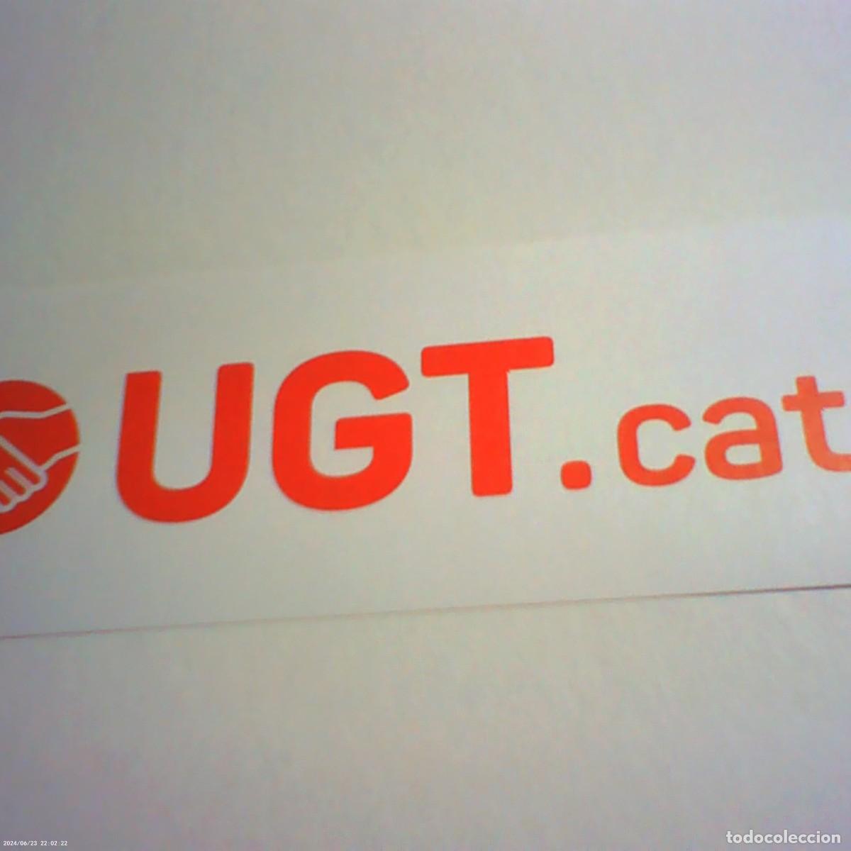 Pegatinas de colecci&oacute;n: pegatina adhesivo ugt catalunya 2026