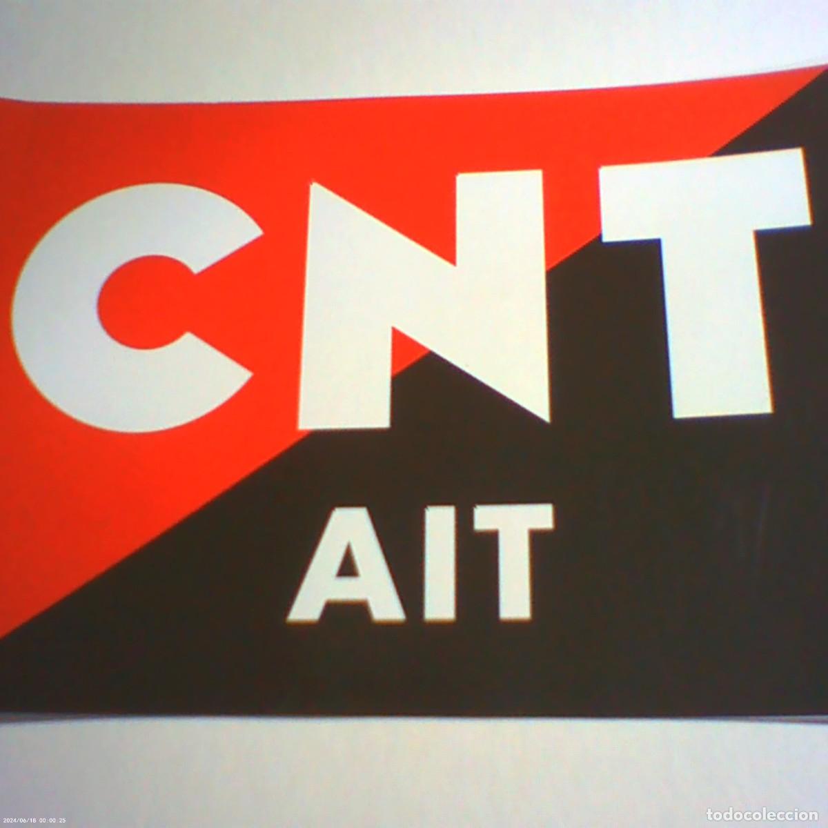 Pegatinas de colecci&oacute;n: pegatina adhesivo cnt ait catalunya 2026