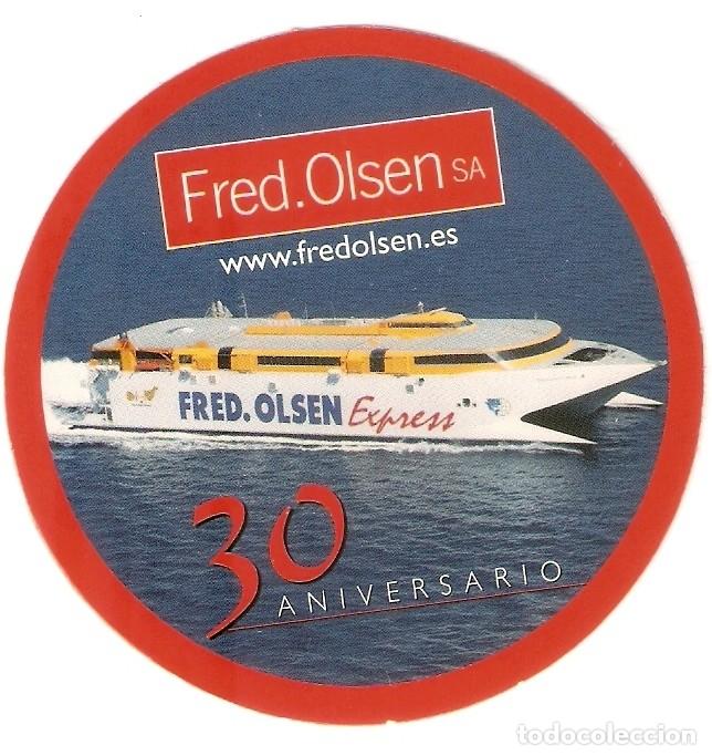 Pegatinas de colecci&oacute;n: PEGATINA FRED OLSEN - 30 ANIVERSARIO
