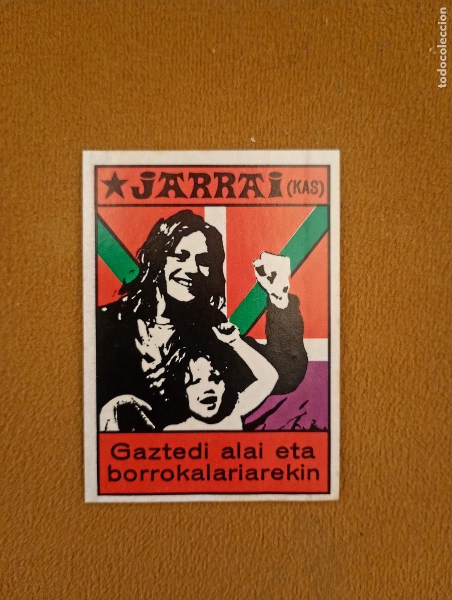 Pegatinas de colecci&oacute;n: Pegatina pol&iacute;tica. Jarrai. (Pegatinas pol&iacute;ticas)