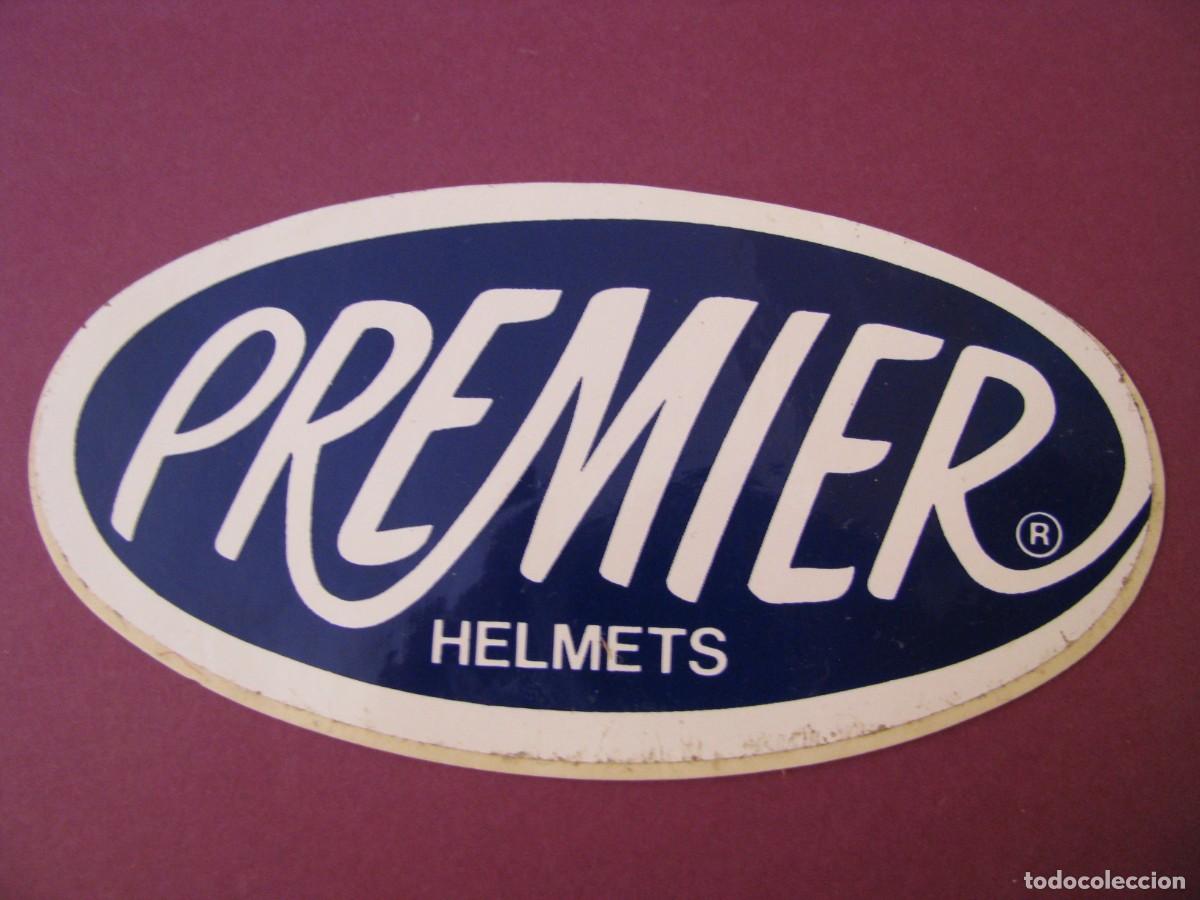 Pegatinas de colecci&oacute;n: PEGATINA PREMIER HELMETS. CASCOS, MOTOS. 10X5 CM