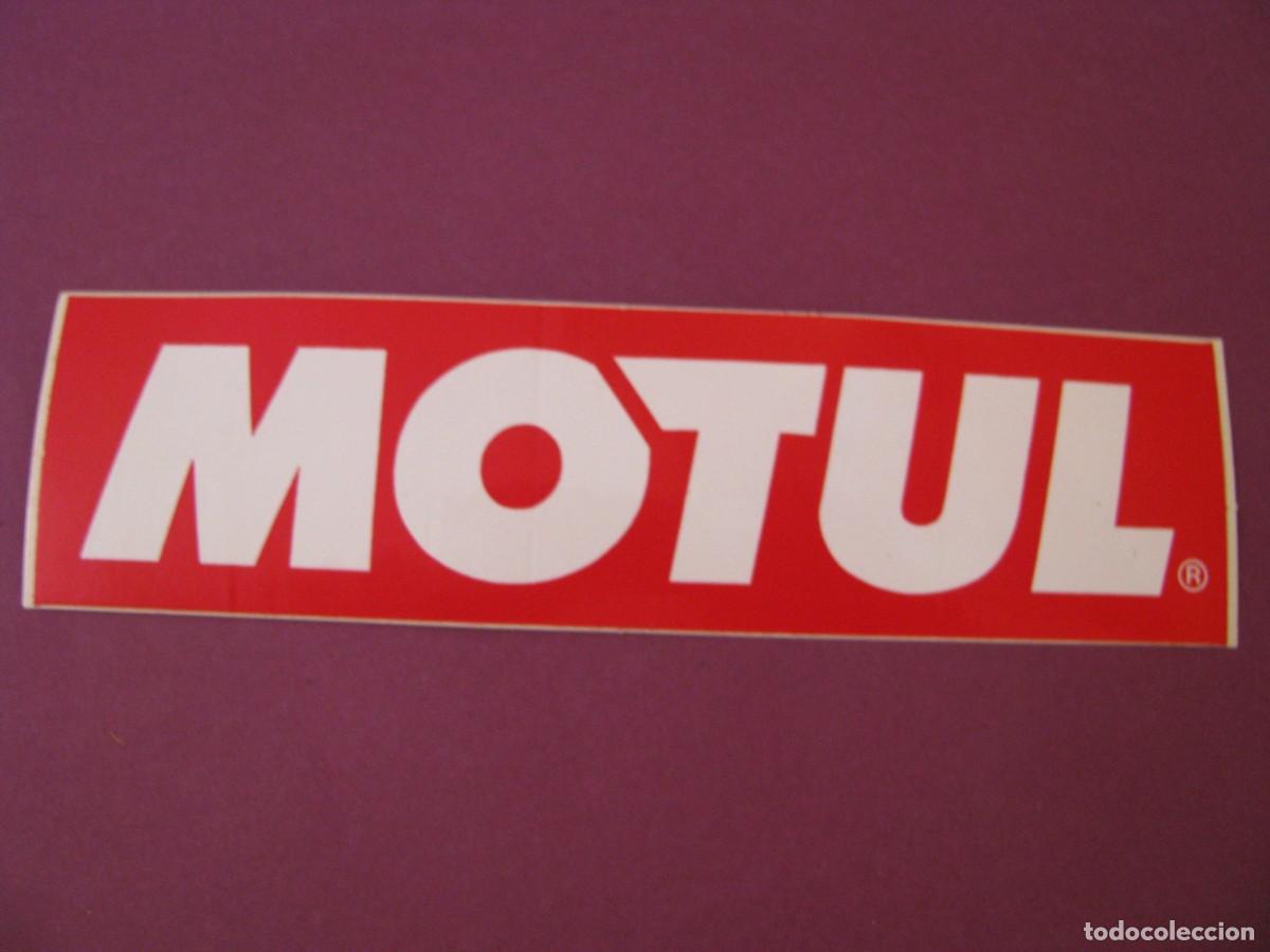 Pegatinas de colecci&oacute;n: PEGATINA MOTUL. 15X4 CM.