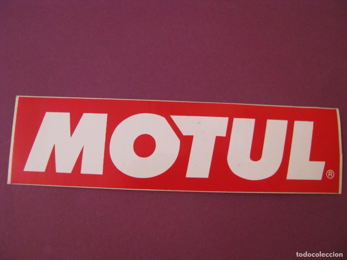 Pegatinas de colecci&oacute;n: PEGATINA MOTUL. 15X4 CM.