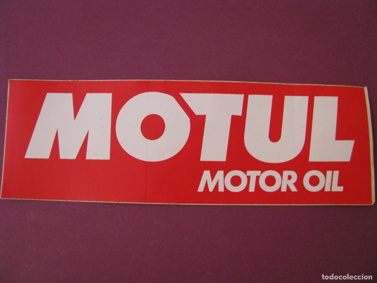 Pegatinas de colecci&oacute;n: PEGATINA MOTUL OIL. 15X5 CM.