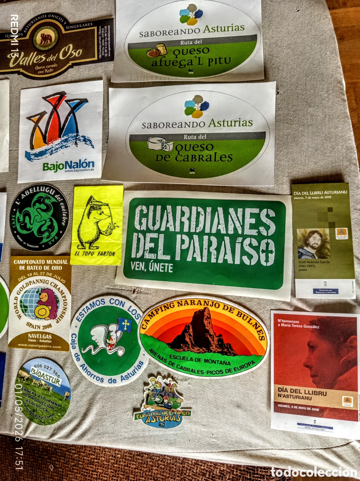 Pegatinas de colecci&oacute;n: 35 Pegatinas Principado de Asturias