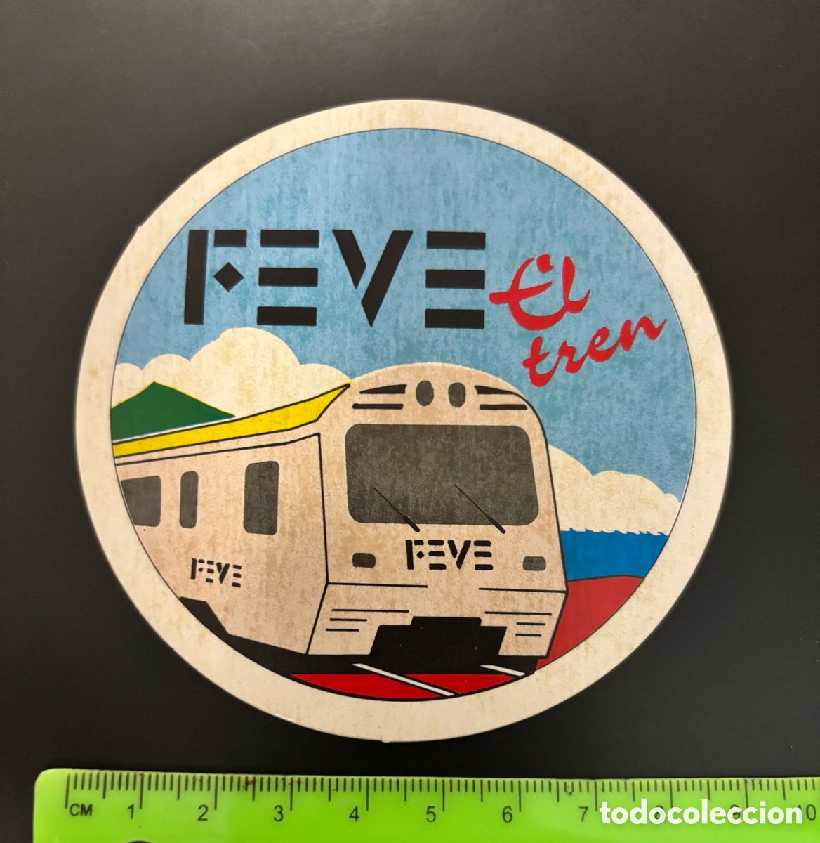 Pegatinas de colecci&oacute;n: Pegatina FEVE el Tren