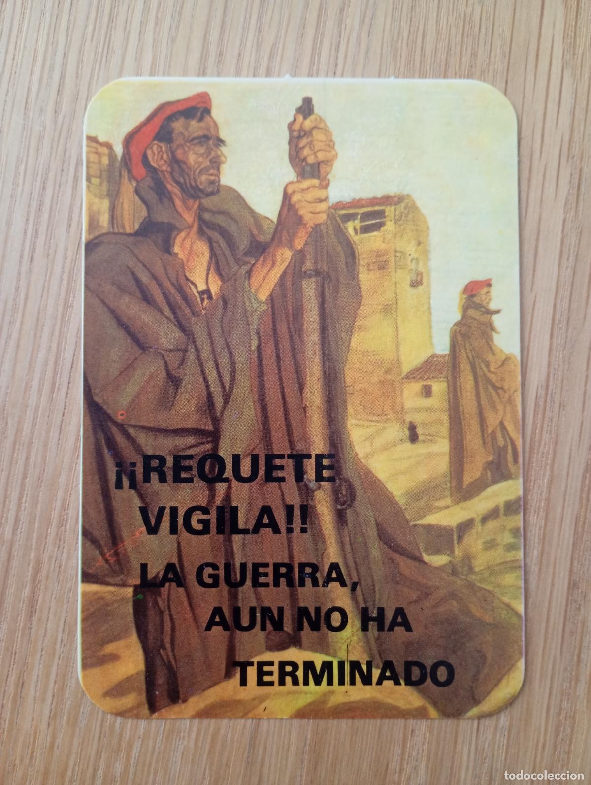 Pegatinas de colecci&oacute;n: Pegatina pol&iacute;tica. Carlista. (Pegatinas pol&iacute;ticas, carlismo, Requet&eacute;)