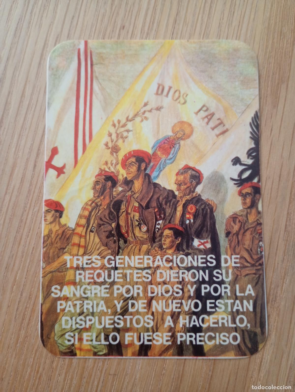 Pegatinas de colecci&oacute;n: Pegatina pol&iacute;tica. Carlista. (Pegatinas pol&iacute;ticas, carlismo, Requet&eacute;)