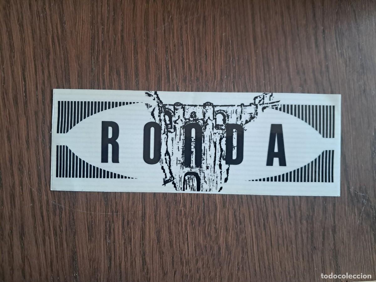 Pegatinas de colecci&oacute;n: pegatina de publicidad, turismo, Ronda, M&aacute;laga.