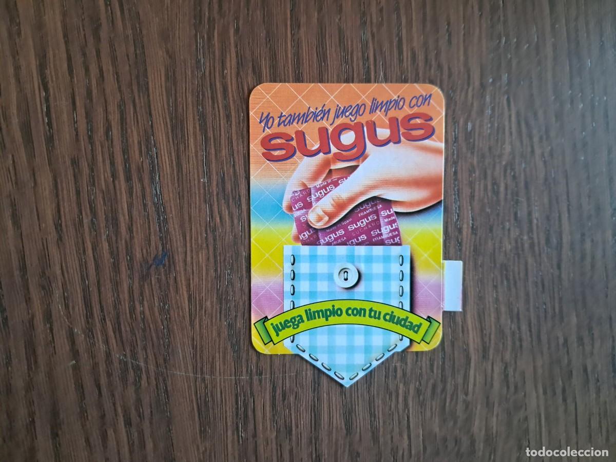 Pegatinas de colecci&oacute;n: pegatina de publicidad, yo tambi&eacute;n juego limpio con sugus, juega limpio con tu ciudad.