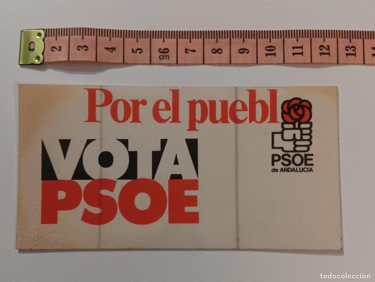 Pegatinas de colecci&oacute;n: ANTIGUA PEGATINA ADHESIVO PUBLICIDAD POLITICA PSOE A&Ntilde;OS 80 NUNCA PEGADA