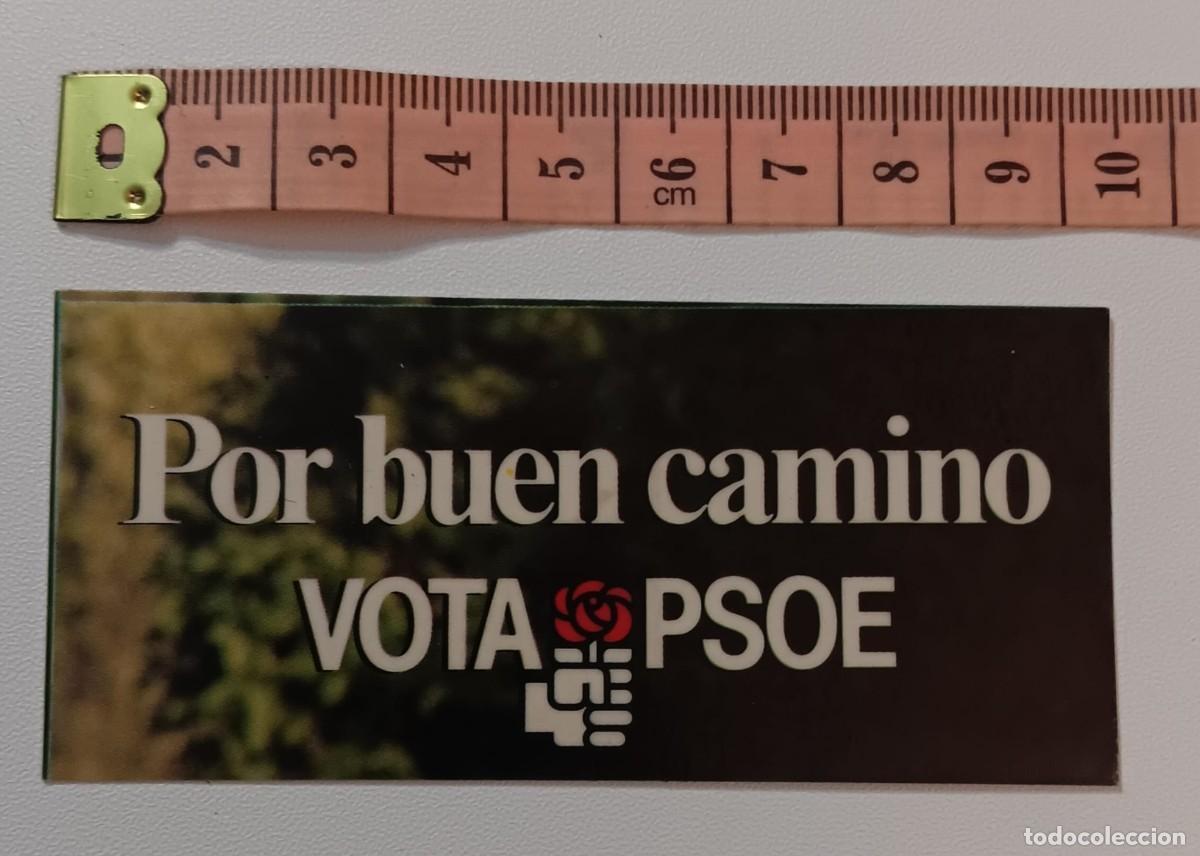 Pegatinas de colecci&oacute;n: ANTIGUA PEGATINA ADHESIVO PUBLICIDAD POLITICA PSOE A&Ntilde;OS 80 NUNCA PEGADA