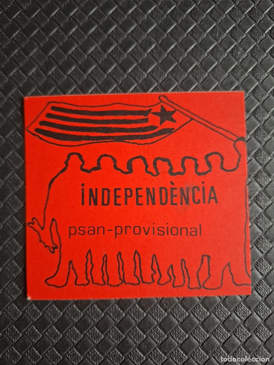 Pegatinas de colecci&oacute;n: Pegatina pol&iacute;tica transici&oacute;n PSAN provisional