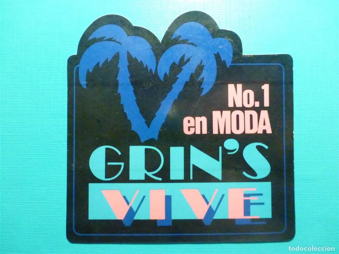 Pegatinas de colecci&oacute;n: Adhesivo - Pegatina - Sticker - Grin&acute;s Vive. Jeans & Jackets, Tiendas Moda Ropa Vaquera - 10 x 10 cm
