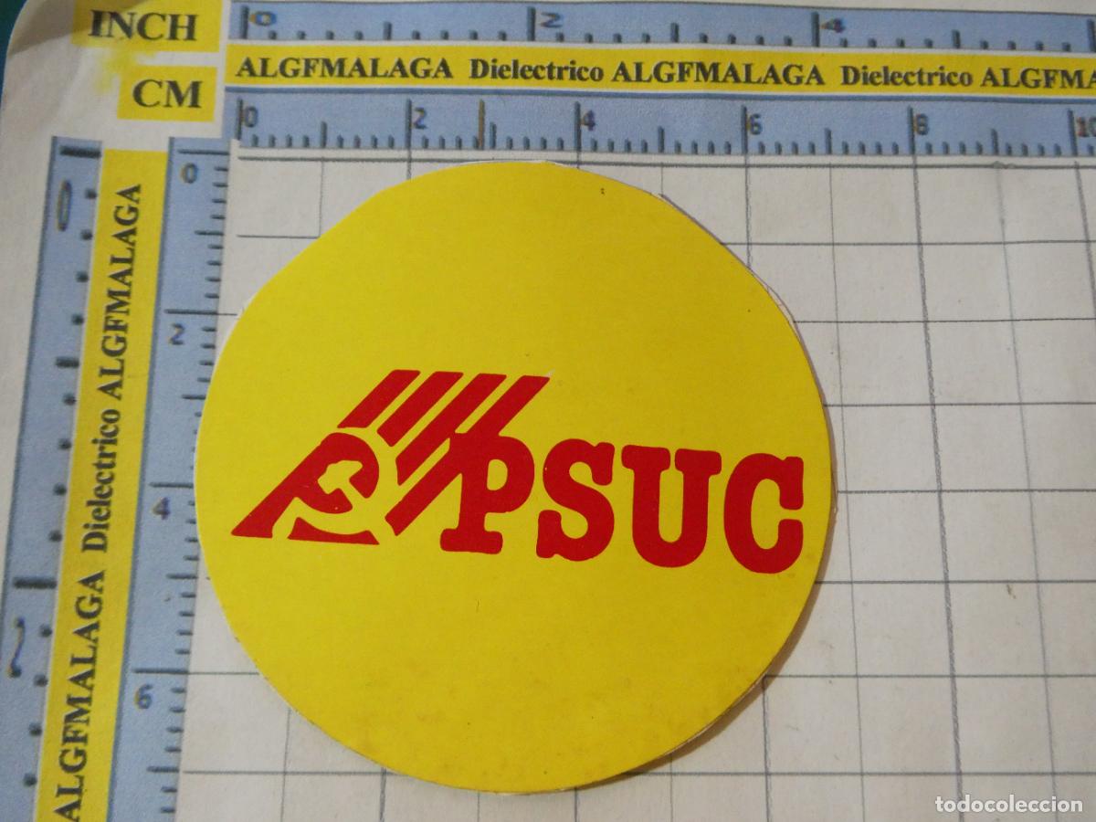 Pegatinas de colecci&oacute;n: PEGATINA POL&Iacute;TICO SINDICAL. PSUC PARTIDO SOCIALISTA UNIFICADO DE CATALU&Ntilde;A. 2