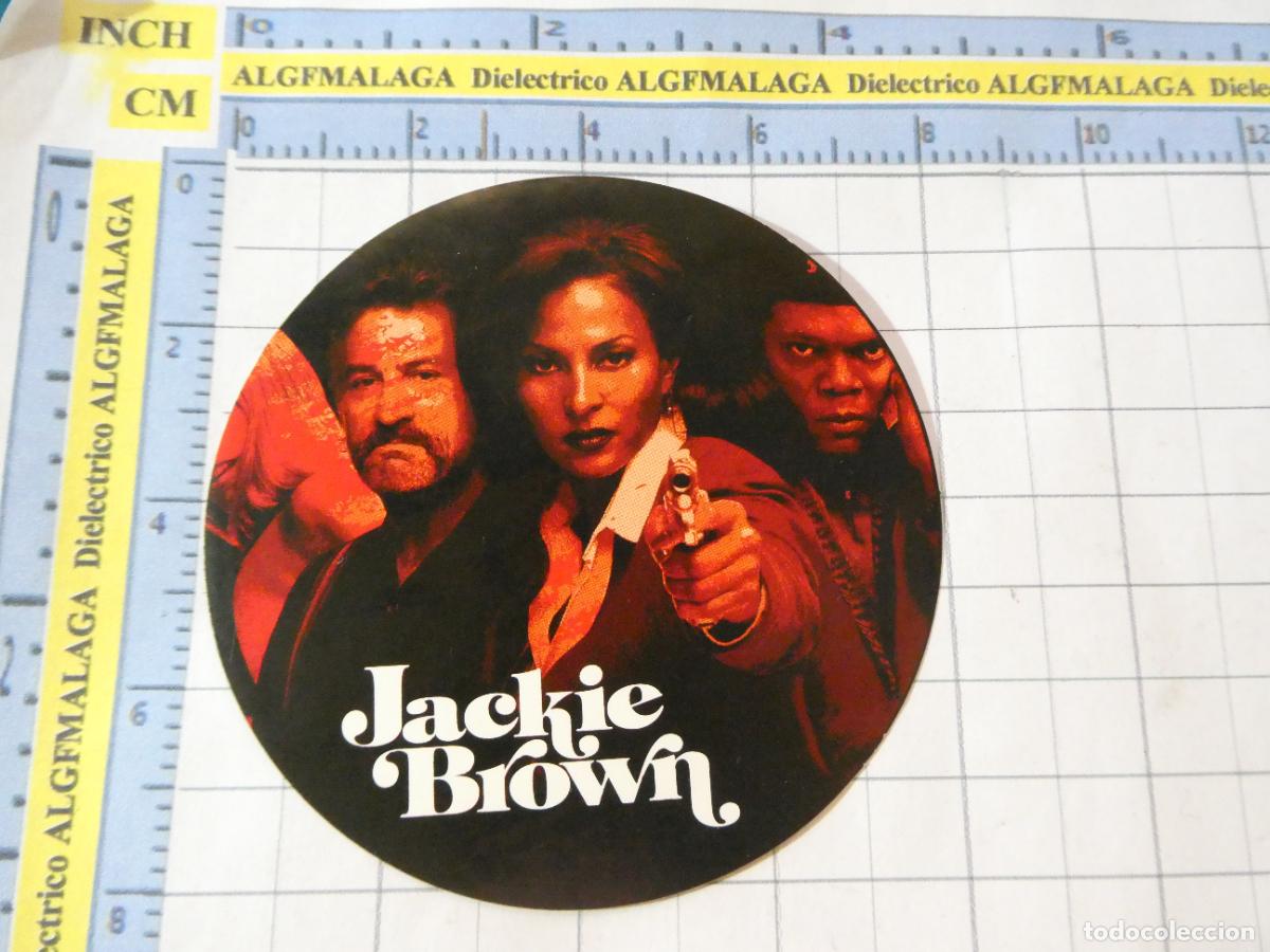 Pegatinas de colecci&oacute;n: PEGATINA DE CINE TELEVISI&Oacute;N. PEL&Iacute;CULA JACKIE BROWN ROBERT DE NIRO SAMUEL L JACKSON. 17