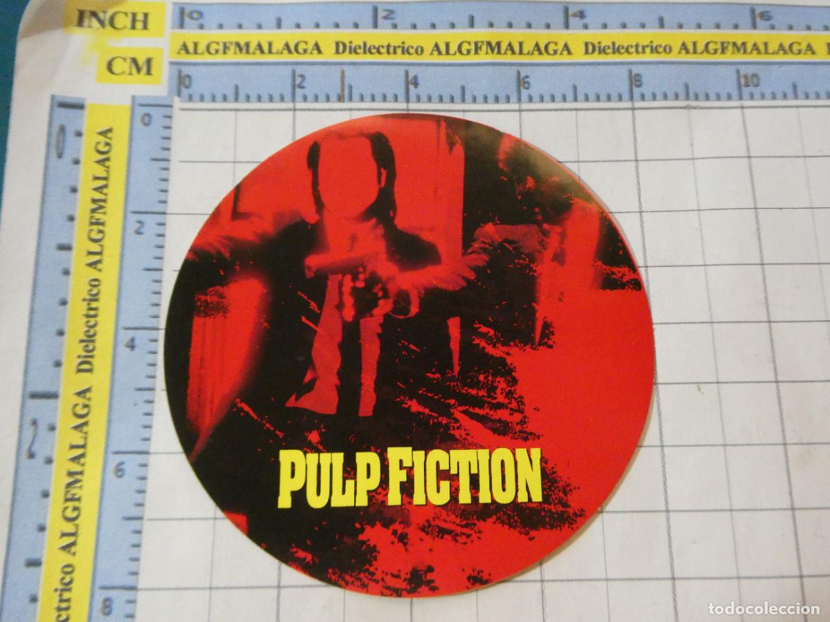 Pegatinas de colecci&oacute;n: PEGATINA DE CINE TELEVISI&Oacute;N. PEL&Iacute;CULA PULP FICTION JOHN TRAVOLTA. 18