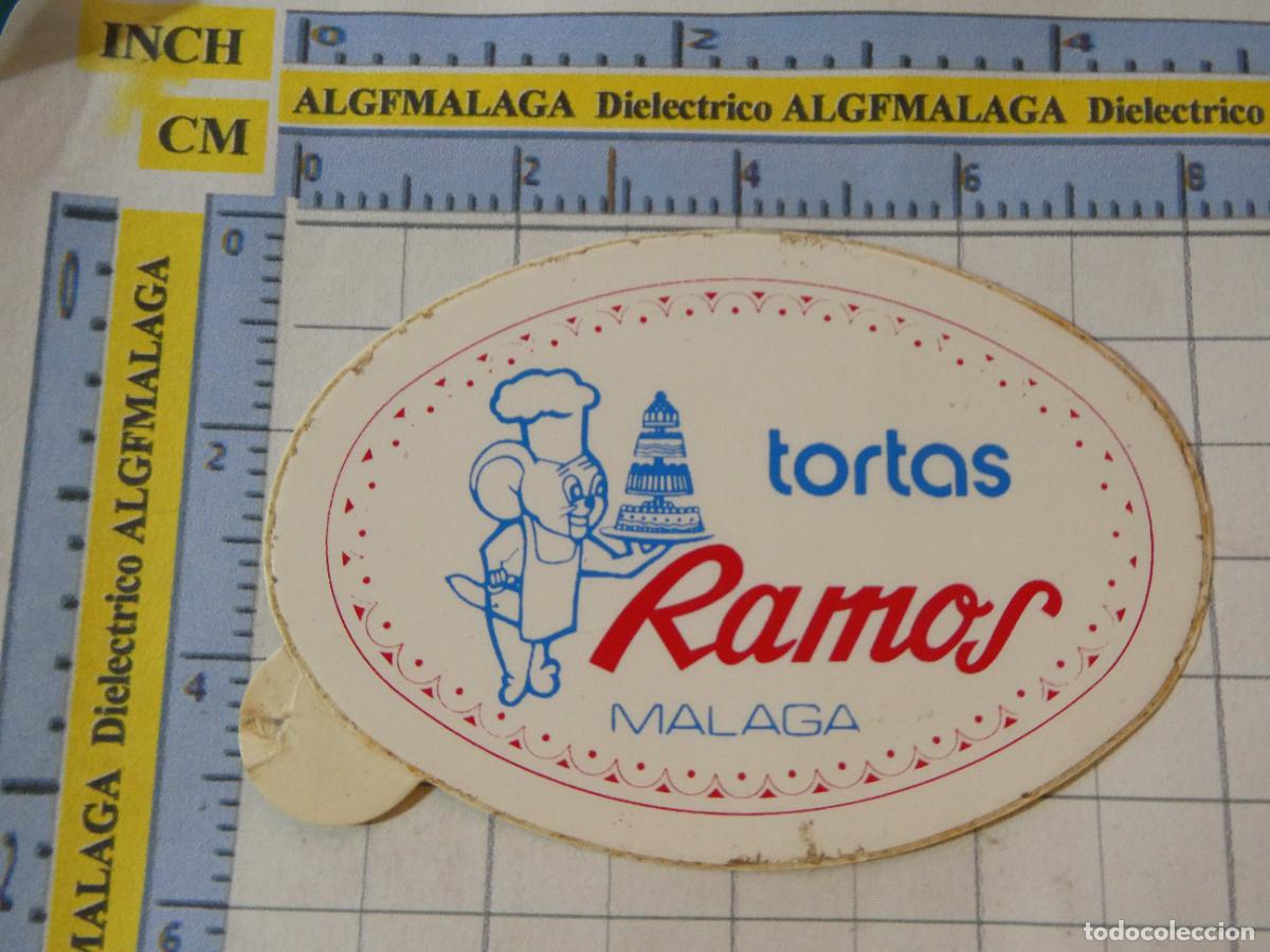 Pegatinas de colecci&oacute;n: PEGATINA DE ALIMENTOS. TORTAS RAMOS M&Aacute;LAGA. 19