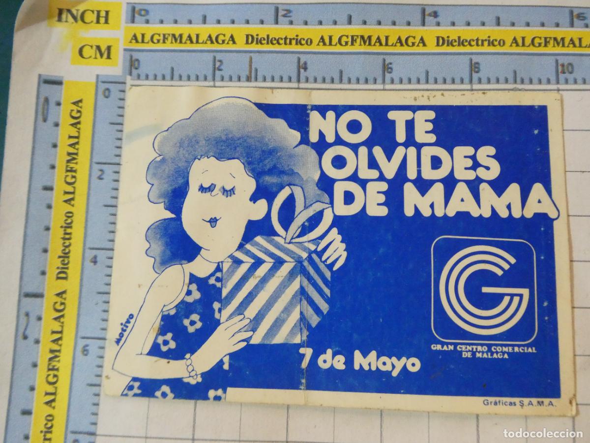 Pegatinas de colecci&oacute;n: PEGATINA NO TE OLVIDES DE MAMAM GRAN CENTRO COMERCIAL DE M&Aacute;LAGA. 26