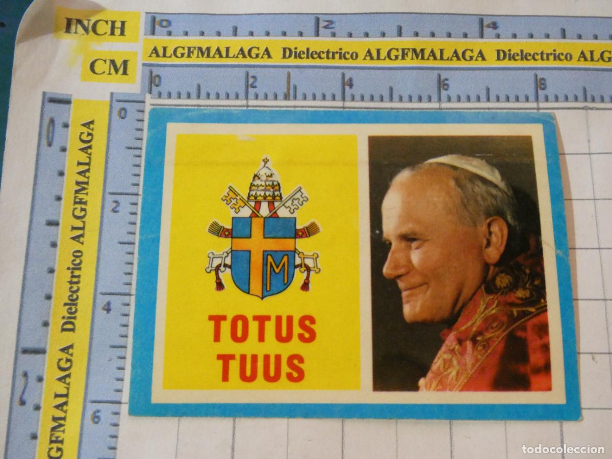 Pegatinas de colecci&oacute;n: PEGATINA RELIGIOSA SEMANA SANTA. JUAN PABLO II VISITA A ESPA&Ntilde;A TOTUS TUUS. 28