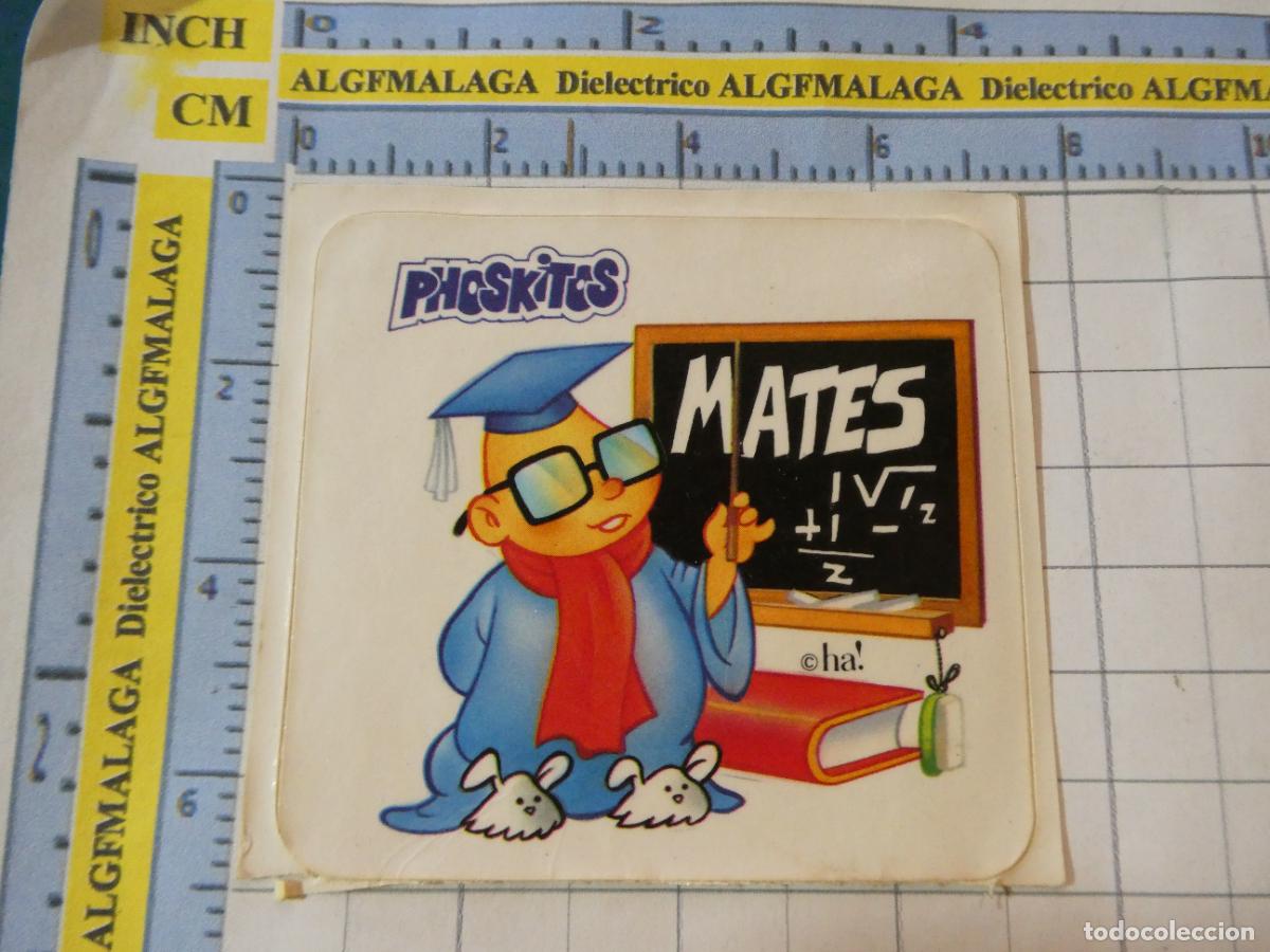 Pegatinas de colecci&oacute;n: CROMO CROMITO CHUCHER&Iacute;AS PASTELITOS. PHOSKITOS PEQUE&Ntilde;ECOS 27. MATEM&Aacute;TICAS. 29