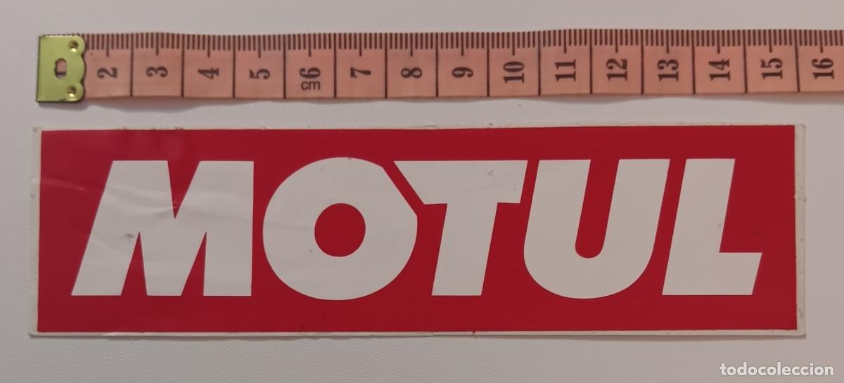 Pegatinas de colecci&oacute;n: ANTIGUA PEGATINA ADHESIVO PUBLICIDAD MOTOS MOTOR COCHES LUBRICANTES MOTUL A&Ntilde;OS 80 NUNCA PEGADA