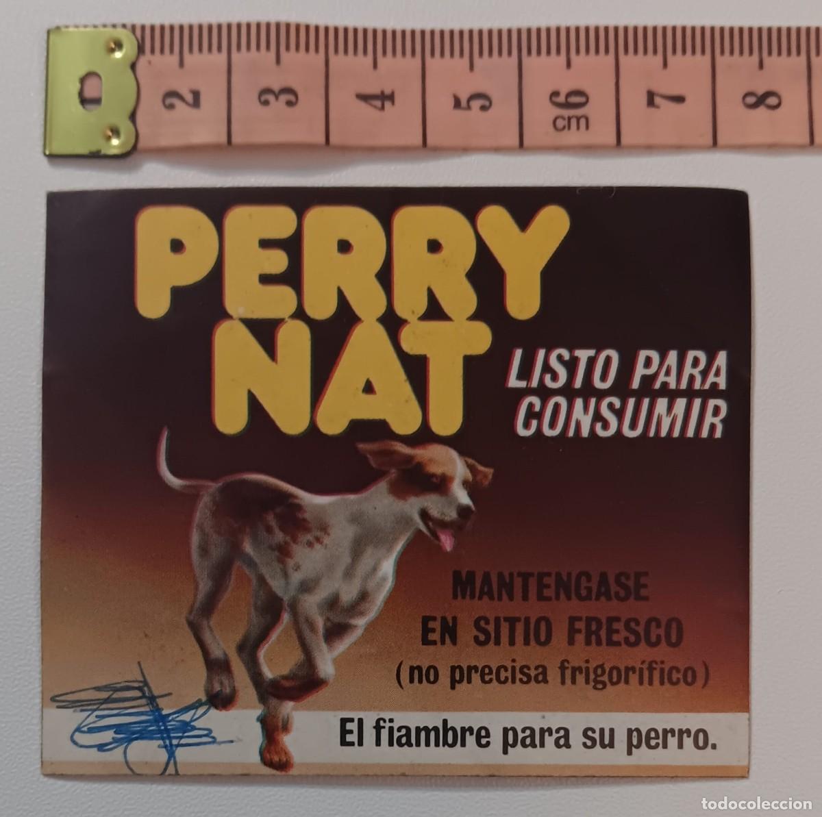 Pegatinas de colecci&oacute;n: ANTIGUA PEGATINA ADHESIVO PUBLICIDAD PERRYNAT A&Ntilde;OS 80 NUNCA PEGADA