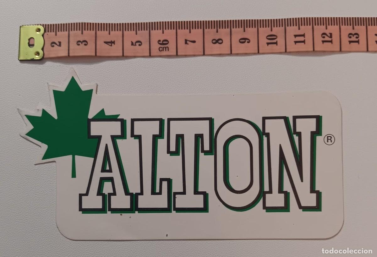 Pegatinas de colecci&oacute;n: ANTIGUA PEGATINA ADHESIVO PUBLICIDAD VAQUEROS JEANS ALTON A&Ntilde;OS 80 NUNCA PEGADA