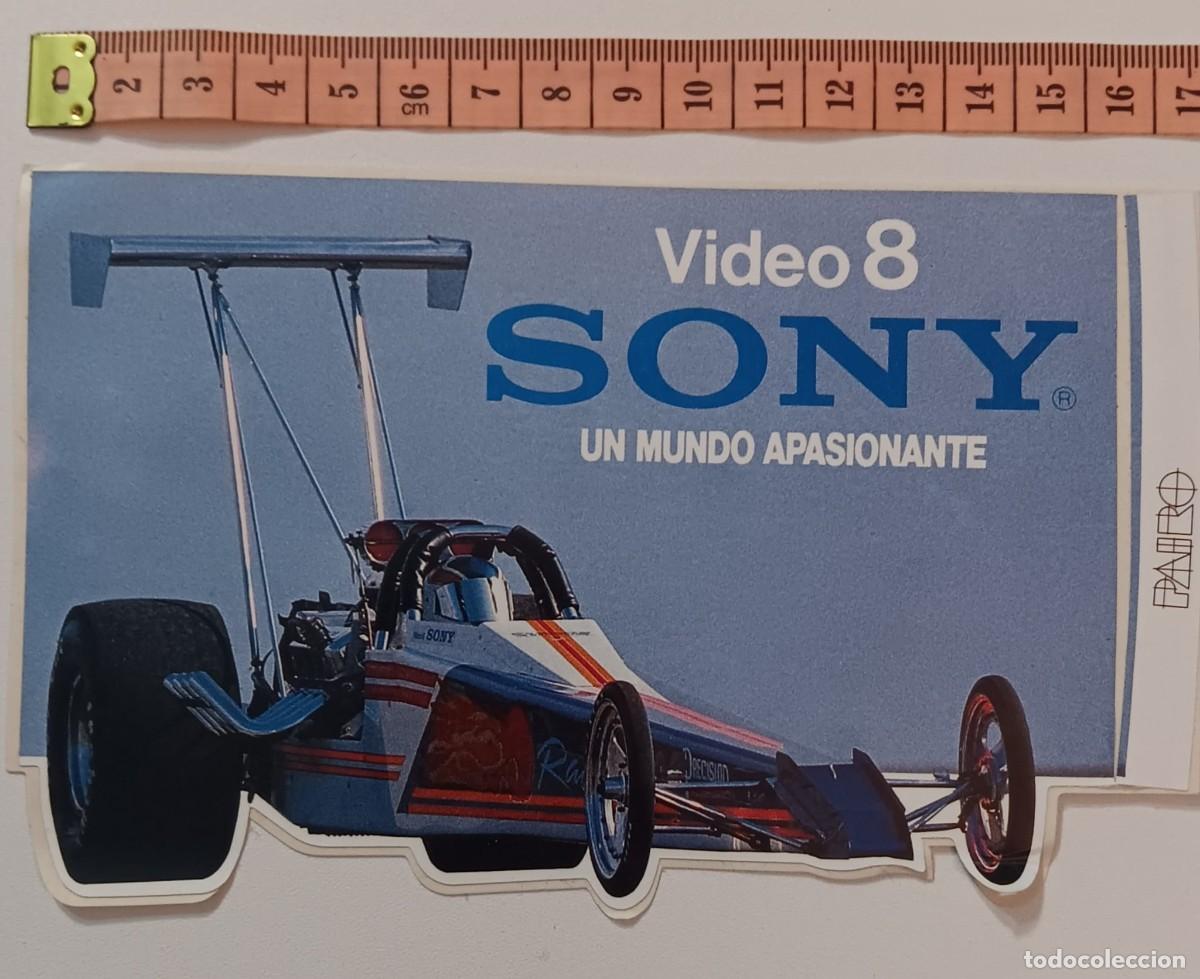 Pegatinas de colecci&oacute;n: ANTIGUA PEGATINA ADHESIVO PUBLICIDAD VIDEO SONY A&Ntilde;OS 80 NUNCA PEGADA