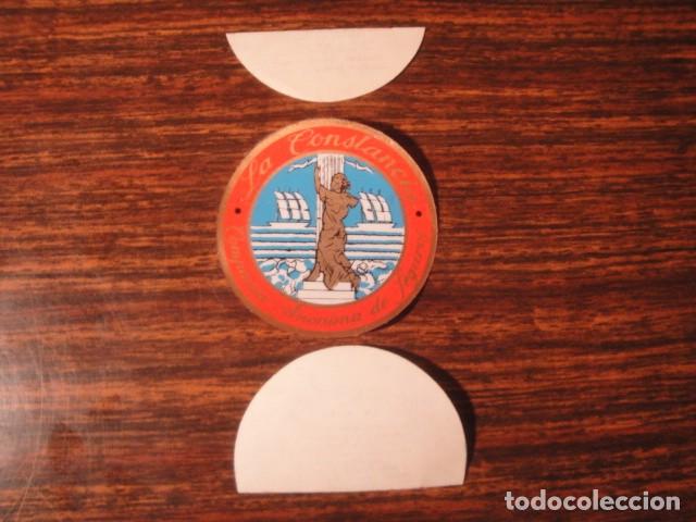 Pegatinas de colecci&oacute;n: Pegatina adhesiva La Constancia. Nueva. Compa&ntilde;&iacute;a An&oacute;nima de Seguros. De los a&ntilde;os 70&rsquo;.