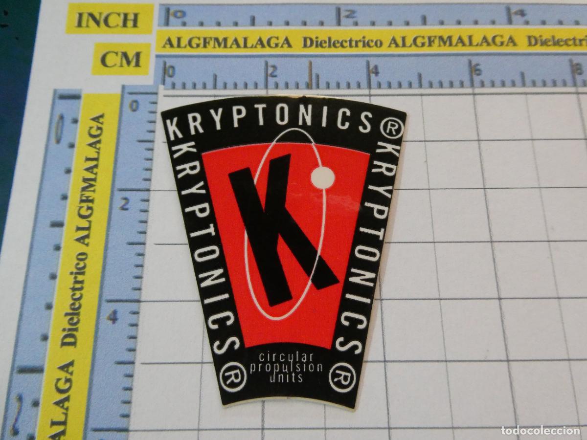 Pegatinas de colecci&oacute;n: PEGATINA MARCAS DE ROPA. SKATE SKATERS PATINADORES. KRYPNONICS CIRCULAR PROPULSION UNITS. 41