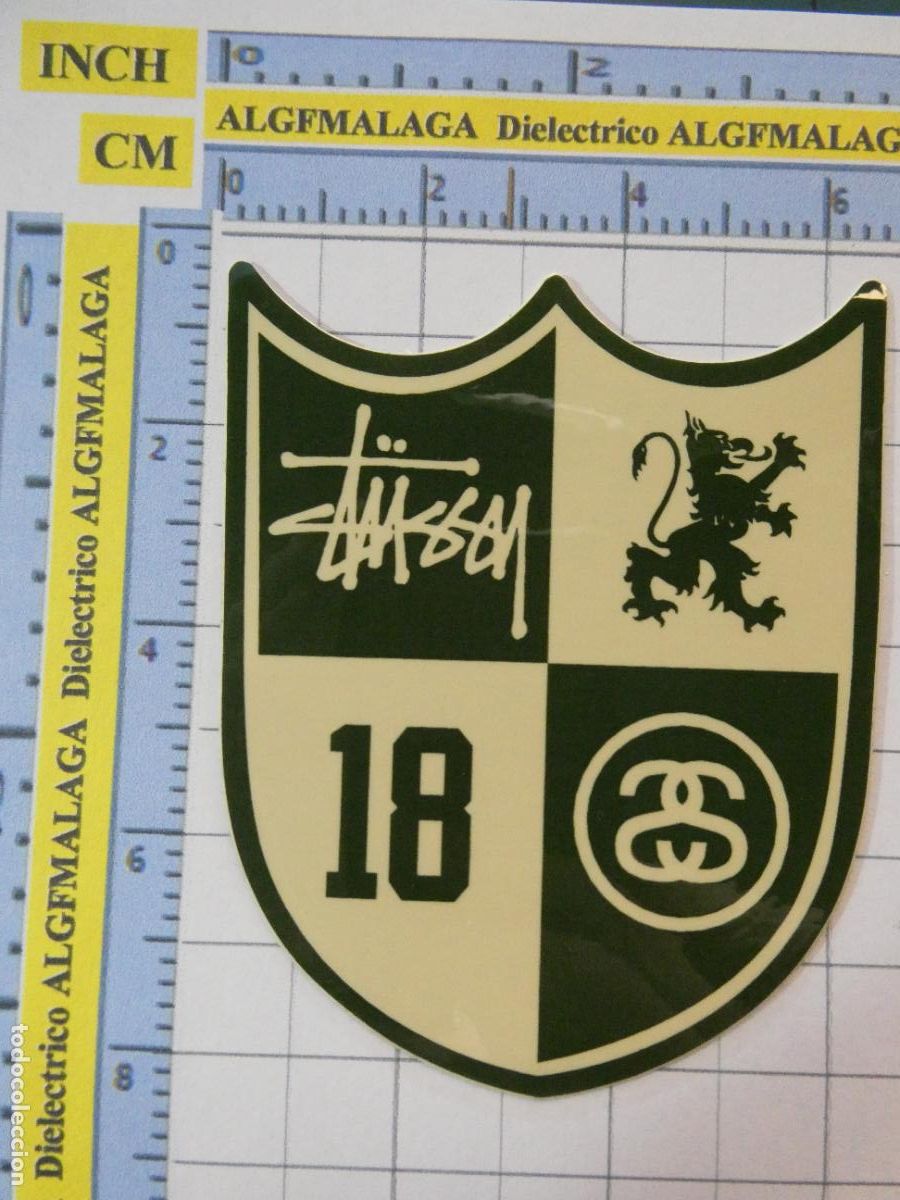 Pegatinas de colecci&oacute;n: PEGATINA MARCAS DE ROPA. SURF SURFING SKATERS. STUSSY 53