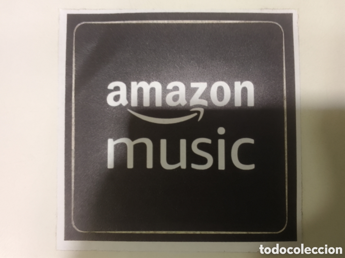 Pegatinas de colecci&oacute;n: Pegatina amazon music.