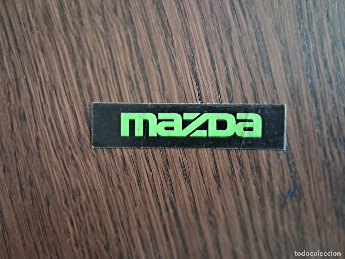 Pegatinas de colecci&oacute;n: peque&ntilde;a pegatina de publicidad, mazda.