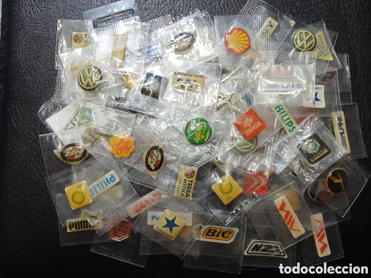 Pegatinas de colecci&oacute;n: Lote de 71 adhesivos de empresa de grefusa