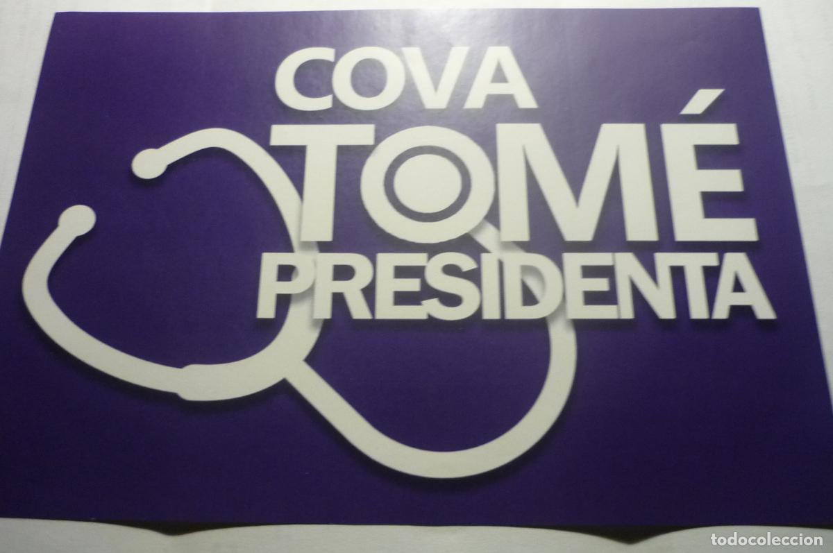 Pegatinas de colecci&oacute;n: pegatina COVA TOME PRESIDENTA