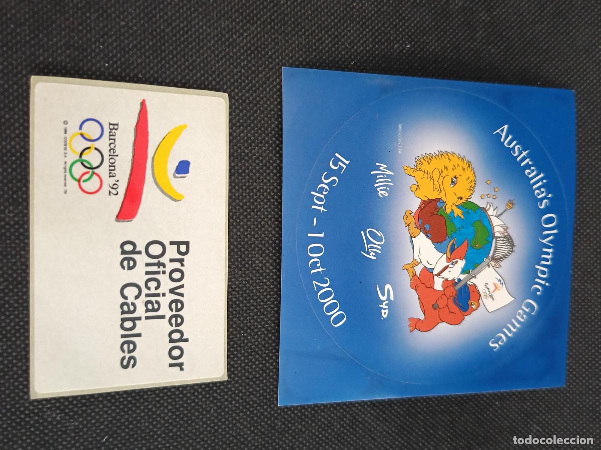 Pegatinas de colecci&oacute;n: Pegatinas Olimpiadas Proveedor cables aBrcelona 92 Australian's Olympic