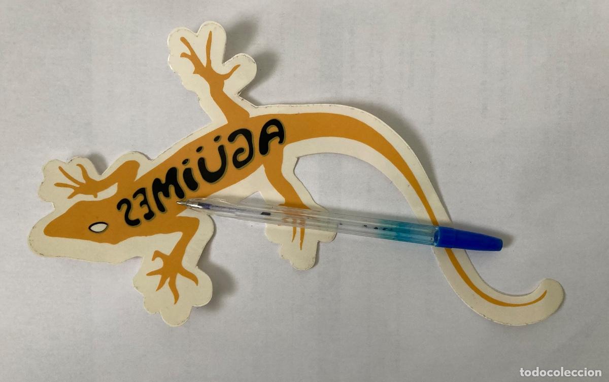 Pegatinas de colecci&oacute;n: Ag&uuml;imes pegatina lagarto Las Palmas de Gran Canaria