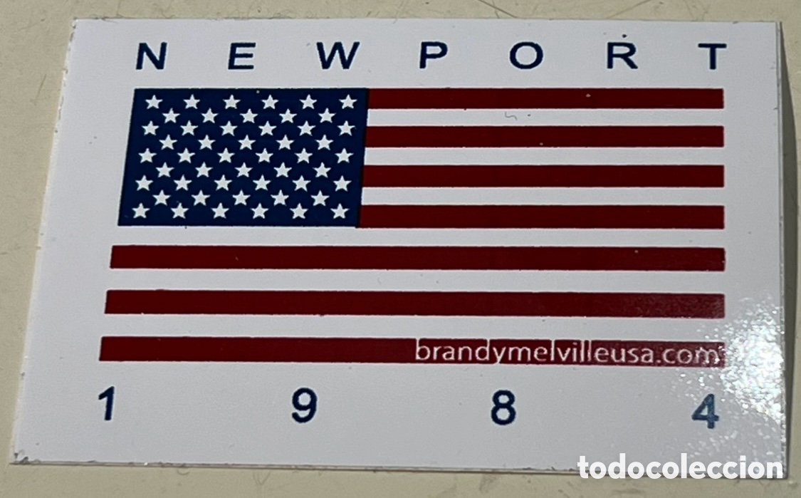 Pegatinas de colecci&oacute;n: Pegatina. Newport. 1984.