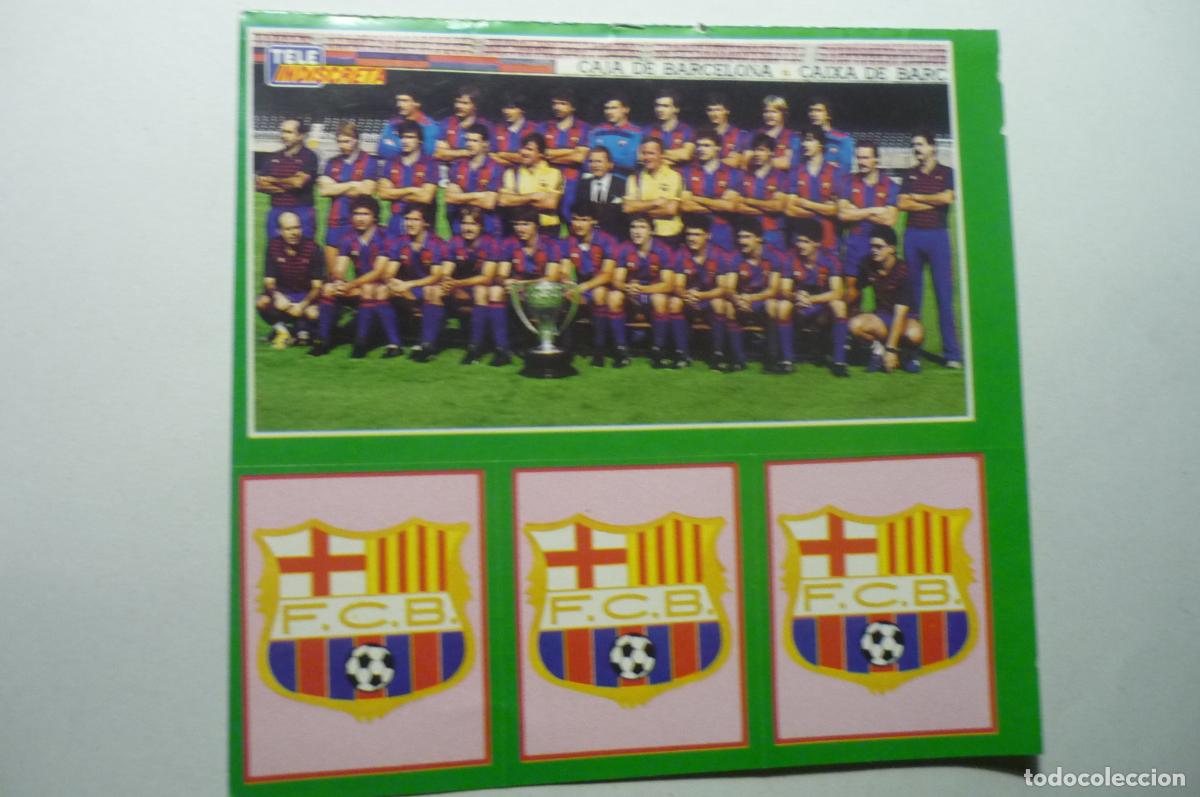 Pegatinas de colecci&oacute;n: pegatina tele indiscre FUTBOL FC BARCELONA