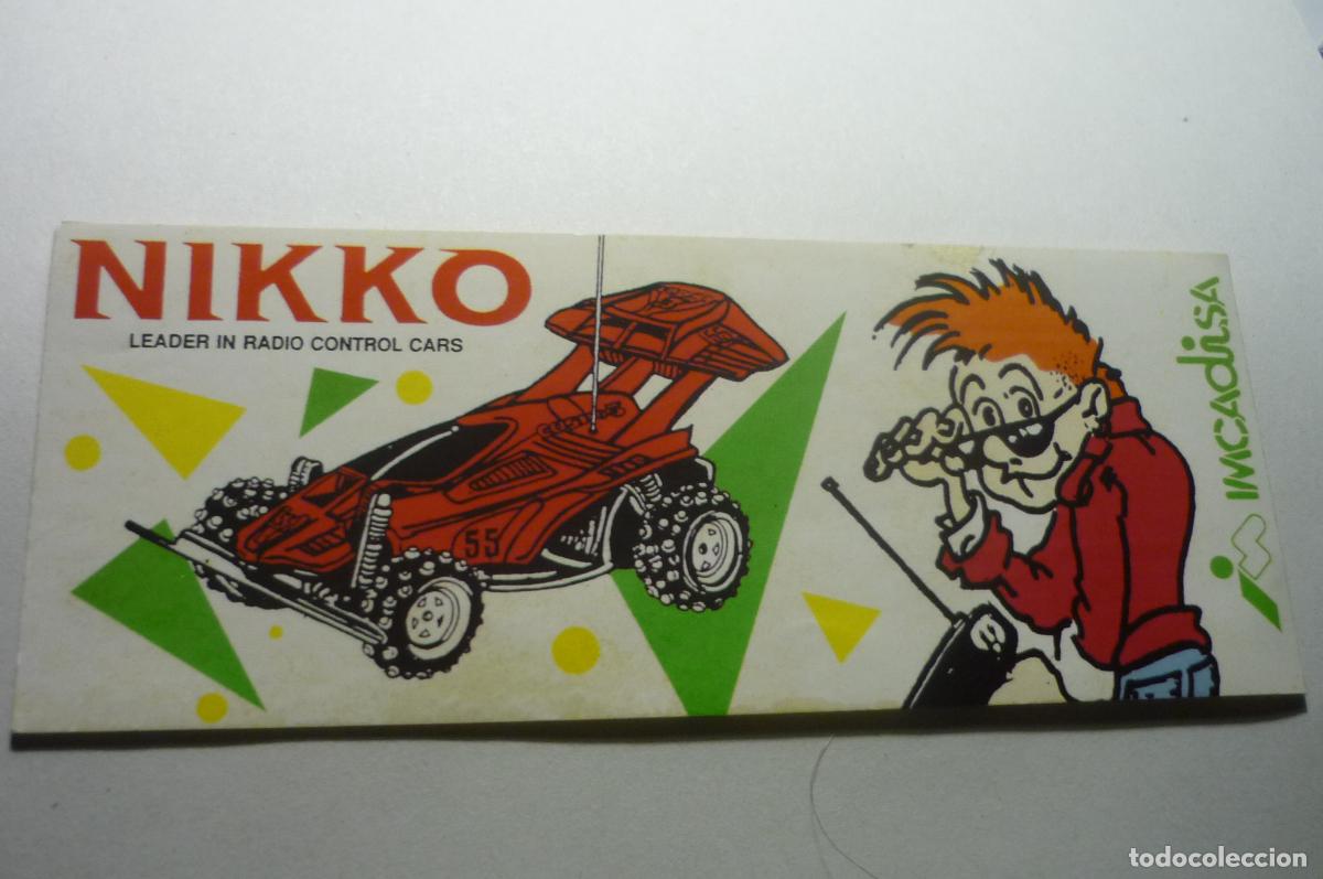 Pegatinas de colecci&oacute;n: PEGATINA NIKKO RADIO CONTROL CARS