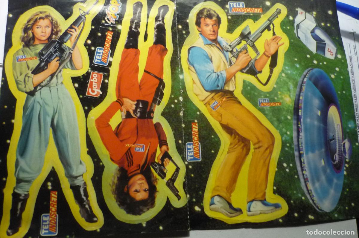 Pegatinas de colecci&oacute;n: PEGATINA GRANDE TELE INDISCRETA SERIE TV