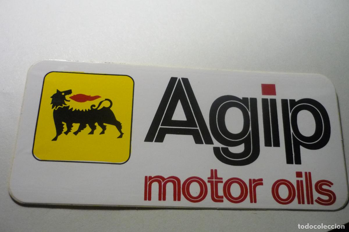 Pegatinas de colecci&oacute;n: PEGATINA AGIP MOTOR OILS