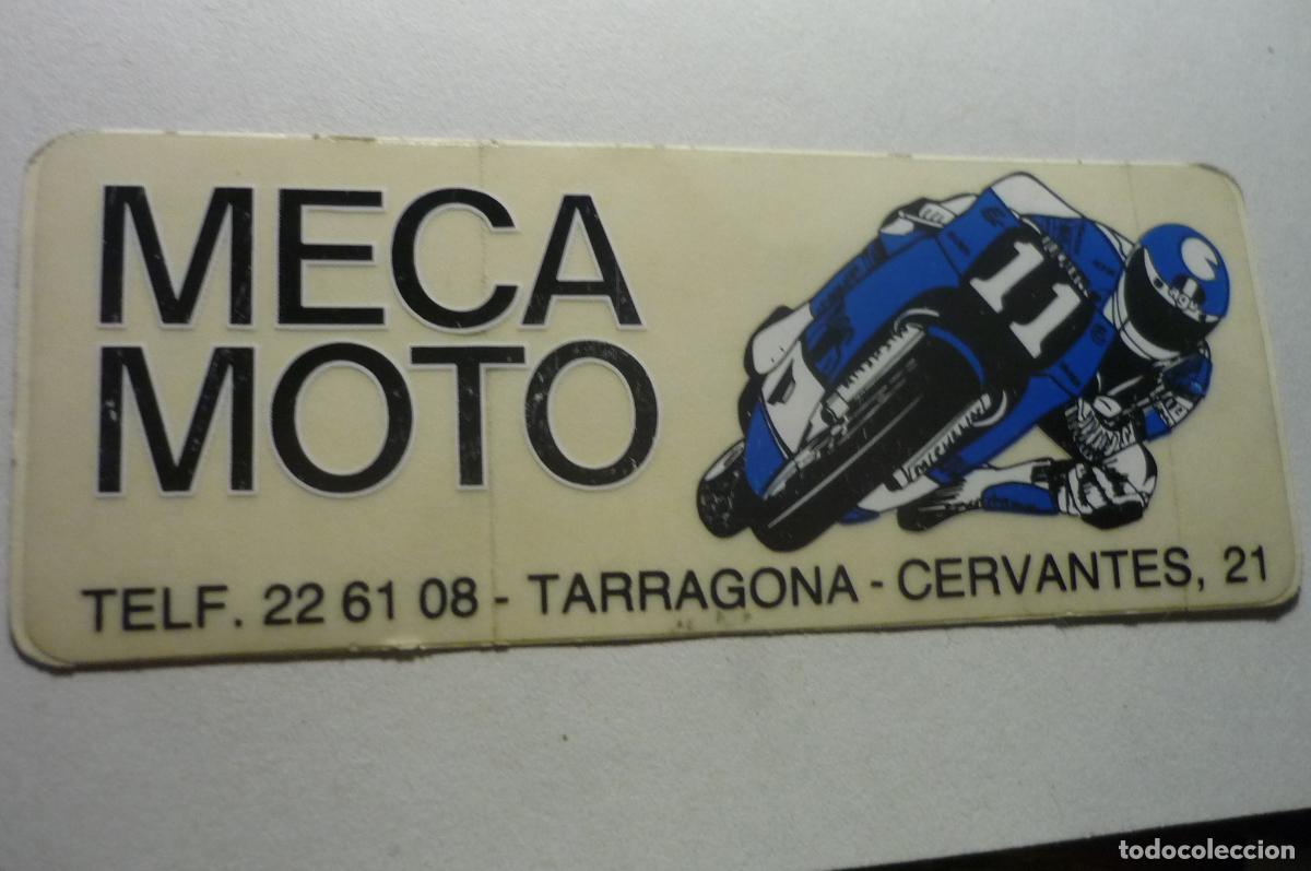 Pegatinas de colecci&oacute;n: PEGATINA PEQUE&Ntilde;A MECA MOTO .-TARRAGONA