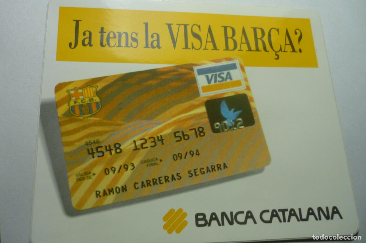 Pegatinas de colecci&oacute;n: pegatina futbol catalan ya tienes la visa barc&ccedil;a