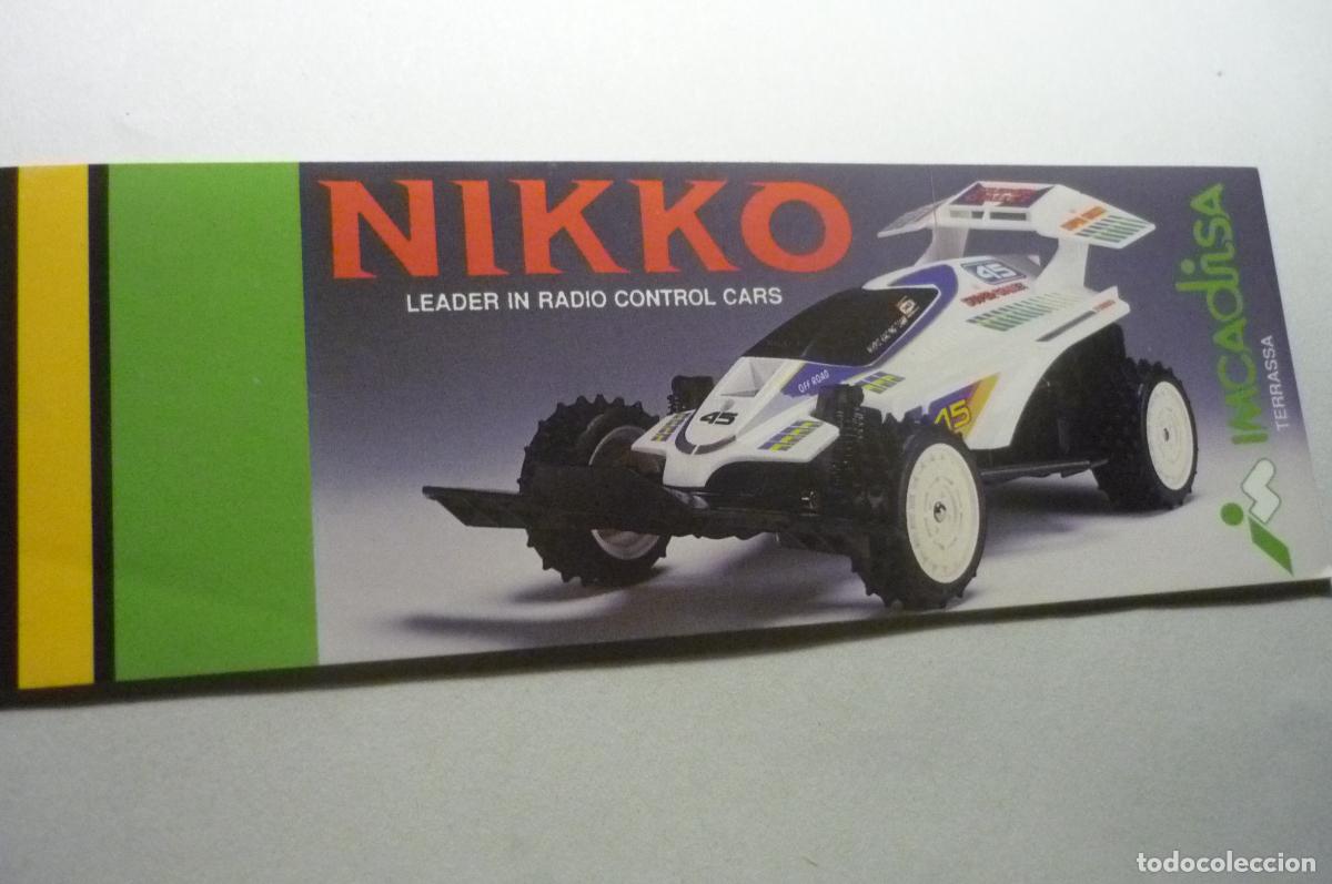 Pegatinas de colecci&oacute;n: pegatina nikko radio control cars