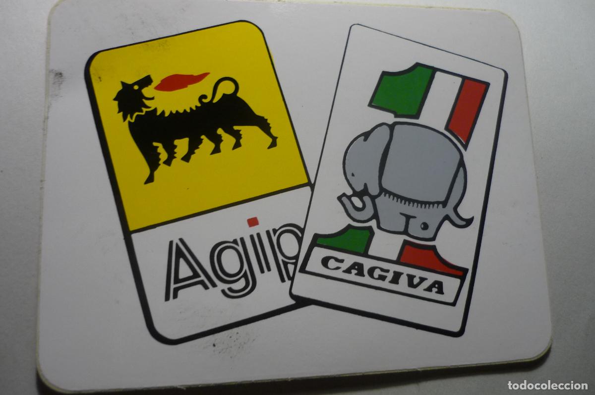 Pegatinas de colecci&oacute;n: pegatina agip cagiva